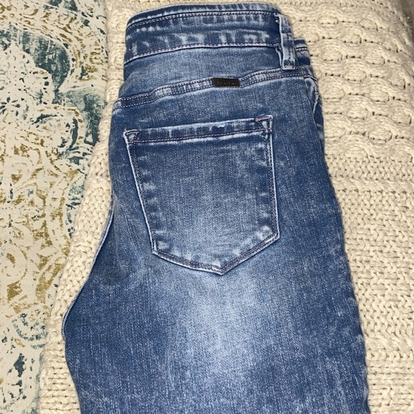 Kancan acid washed jeans size 9/28 exposed button fly - Picture 11 of 11